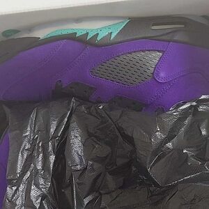 Purple and Teal Sneakers